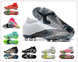 2021 Superfly 8 VIII 360 Elite FG Soccer Shoes XIV Dragonfly CR7 Ronaldo IMPULSE PACK MDS 04 14 Dream Speed 4 Mens Women Boys High Football Boots Cleats US3-11