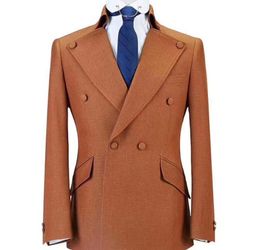 2020 New Stylish and Comfortable Men's Suits Latest Coat Design High Quality Formal Business Male Two-Piece X0909