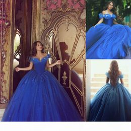 cinderella royal blue dress