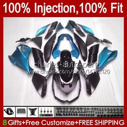 Body Injection Mold For KAWASAKI NINJA Z 1000 R Z1000 2010 2011 2012 2013 Years Bodywork 15No.81 Z-1000 Z1000R 2010-2013 Z-1000R 10 11 12 13 OEM Fairing Kit blue glossy