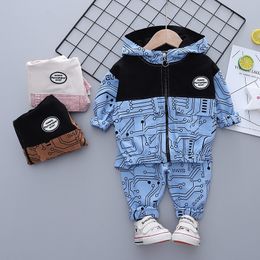 Children Boys Clothes Sets for Girl Baby Suit High Quality Cartoon Spring Autumn Coat+ T shirt +Pants Set Kids Clothing Set 210309
