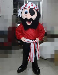 Mascot CostumesPerformance One-Eyed Pirat Mascot Costume Party Parade Fancy Dress Adult Mascot