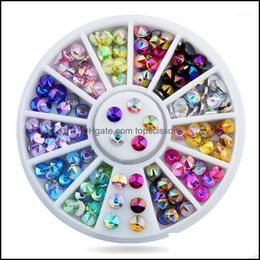 Decorations Nail Salon Health & Beautynail Art Rhinestones Acrylic Coloured Drill 12 Colour Gold Horse Eye Five-Pointed Star Manicure Diamond