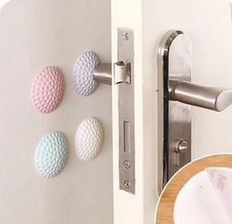 NEW Door Stickers Wall Thickening Mute Golf Modelling Rubber Fender Handle Door Lock Protective Pad Protection Wall Stick protector DH8585