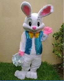 Easter Bunny Mascot Costumes Christmas Fancy Party Dress Cartoon Character Outfit Suit Adults Size Carnival Xmas Easter Advertising Animation Theme Clothing