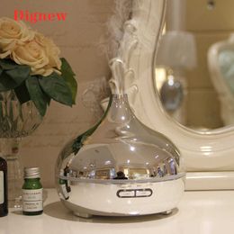 300ml Air Humidifier Electroplate Aromatherapy Diffuser Essential Oil 7 Colour Night Light Fogger Mist Maker For Home SPA 210724