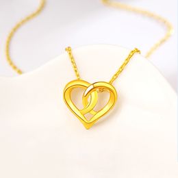 HBP Shi Pei fashion Heart Necklace simple elegant small fresh accessories pendant fine clavicle chain straight