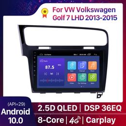 DSP Android 10.0 API 29 Car dvd Radio Player GPS Navigation For 2013-2017 VW Volkswagen Golf 7 Stereo Multimedi 2Din