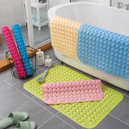 Bathroom Anti-slip Mats Shower Room Bath Anti-fall Water-proof Mat Household Toilet Bathroom Floor Mat Bath Mats 35*70cm XD24563