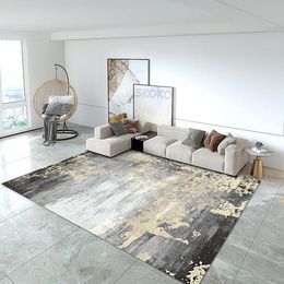 Carpets Nordic Living Room Ins Carpet Bedroom Light Luxury Household Wabi-Sabi Striped Simple Bedside Blanket Coffee Table Mat