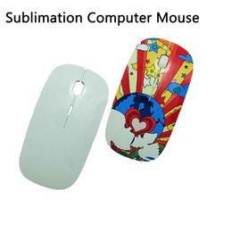 Slim Sublimation Wirless Mouse Favour 2000 DPI Portable Computer Mice Laptop Accessories