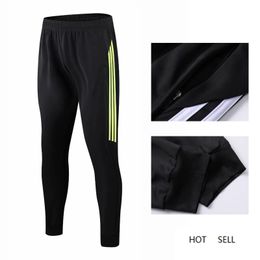 Soccer Training Pants Men With Zipper Pockets Running Cycling Sport Pants Fitness Jogging Running Sport Pants Yoga