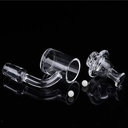 Quality 25mm Flat Top Quartz Banger Nail with smoking Spinning Carb Cap and Terp Pearl for Water Bongs Oil Rig