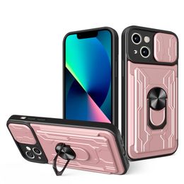 New Design Phone Cases Portable Hidden Card Slot Hybrid Shockproof TPU+PC For Motorola Moto G9 Power 2022 G Pure Bracket Stand Cover
