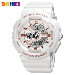 Electronic Watch Men Fashion 2 Time Chrono Women Wristwatch LED Digital Watches 50M Waterproof Men's Clock 16891