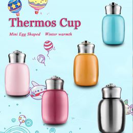 Belly Cup Cute Stainless Steel Vacuum Cup Kids Hot Water Bottle Thermal Coffee Mug Vacuum flask insulated