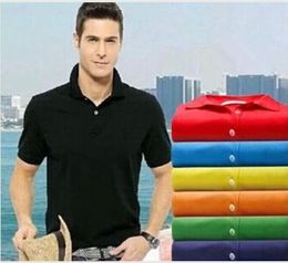 New Fashion Summer Men Top quality Crocodile Embroidery Polo Shirts Short Sleeve Slim Fit Casual Business Men's T-Shirts size S-3XL