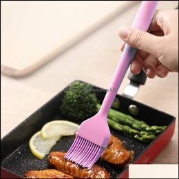 Other Bakeware Kitchen, Dining Bar Home & Garden Sile Grill Basting Pastry Cooking Brush Heat Resistant Oil Bbq Flexible Easy To Clean Drop