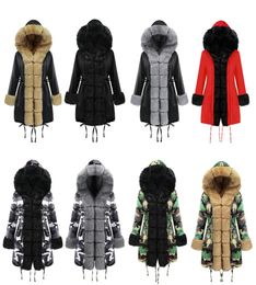 Winter Coat for Women Hooded Coats Loose Jackets Women's Jacket Woman Clothes Female Clothing Warm Thick Long Sleeve Outerwear Fashion Overcoat
