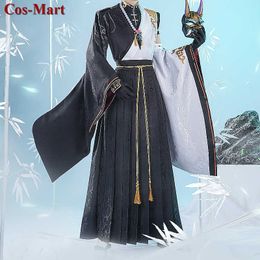 New Game Genshin Impact Xiao Cosplay Costume Handsome Retro Style Uniforms Full Set Activity Party Role Play Clothing S-XL Y0903