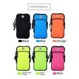 Running Jogging Cellphone Bag Outdoors Arm Bags Women Men's Sports Bags Night for 6 inch Cellphone Factory Direct