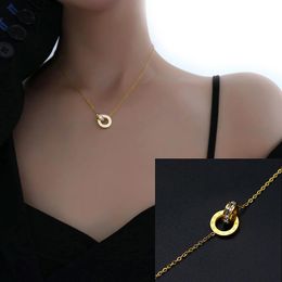Chains Astrology Necklace Men's Chain Couple Pendants Muslim Paired Gold 316l Stainless Steel For Women 24k Jewe