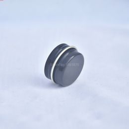 100pcs/lot 5g shiny black aluminum jar,5ml tin,mini lip balm tin container,empty cosmetic jar bottlehigh quatity