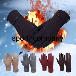 Skihandschuhe Fäustlinge Dicke Frauen Winter Warme Handschuhe Touchscreen Telefon Winddichte Handschuhe für Frau Mädchen Winter mit