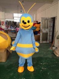 Mascot Costumes Bee Hornet Mascot Costume Wasp Bee Funny Mascots Cartoon Apparel Theme Mascotte Carnival Costume Halloween Party Suit