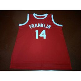 Vintage 21ss #14 Earl Manigault 14 Benjamin Franklin High School College jersey Size S-4XL or custom any name or number