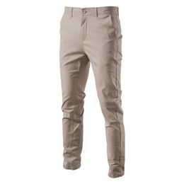 AIOPESON Casual Cotton Men Trousers Solid Colour Slim Fit Men's Pants Spring Autumn High Quality Classic Business Pants Men 211112