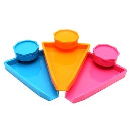 Smoking Colorful Plastic Portable Multi-function Dry Herb Tobacco Grind Spice Miller Grinder Crusher Grinding Chopped Hand Muller Funnel Tray Cigarette Holder DHL