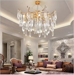 Modern 60/80/100cm Crystal Bubble Pendant Light with Bird's Nest Ceiling Plate Living room Bedroom Hotel Hanging Light