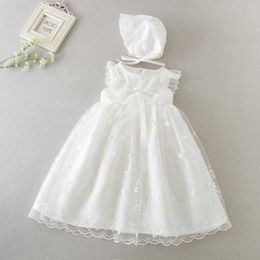 Baby Girls Dress Children First Birthday Ball Gown Infant Christening Dresses Baptism Bridesmaid Party Clothes 3-24 Month 210615