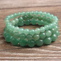 Fashion natural Jewellery green aventurine beads bracelet be fit for men and women Accessories and amulets