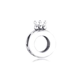 & Crown O Charm for Bracelets Girl Charm Beads for women new cheap 2020 Jewellry DIY 925 Sterling Silver Jewellry Q0531