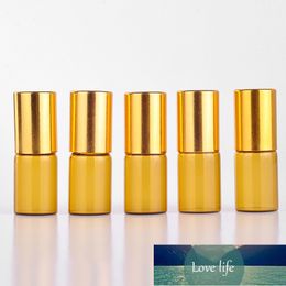 3ml Empty glass roll on bottle with Stainless Steel roller Small Essential Oil Roller-on bottle empty parfum cosmetic containers