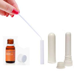1200sets/lot Refillable Blank Nose Nasal Inhaler Sticks for Essential Oil, Nasal Inhaler