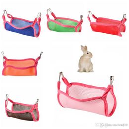 Summer Outdoor Two Size Squirrel Small Mesh Hammock Cute Pet Square Home Breathable Mesh Hammocks 6 Colours Squirrel Hammock XDH1062-2 T03