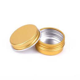 10ml Aluminium Jar Tin Cans Empty Containers Bottles with Screw Lids for Cosmetic Candle Spices Candy Coffee Beans DH8855