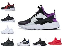 2021 Brand Ultra Huarache Run 1.0 4.0 Stripe Black Grey Bronzine Running Shoes New Men Women Huaraches Designer Sports Sneakers 36-45