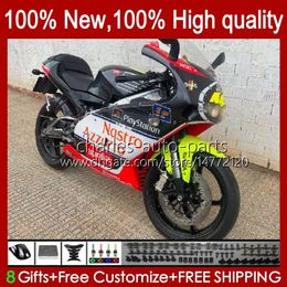 Bodywork For Aprilia RS4 RSV-125 RSV125RR RSV125 36No.167 RSV RS 125 R RR 125RR White red blk RS-125 1999 2000 2001 2002 03 04 05 RS125 99 00 01 02 2003 2004 2005 Fairing Kit