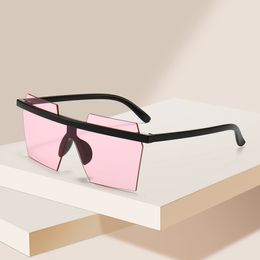 Luxury Designer Mens Sunglasses for Women & Men Unisex Fashion Rimless Square One-Piece Sun UV40 Glasses JC8230 with case