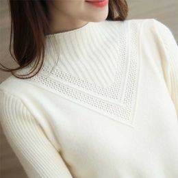 top turtlenecks harajuku retro female sweater women's pullover korean winter s Pullover for women 211011