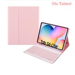 Tablet PC Cases Keyboard for Samsung Galaxy Tab A7 T500 T505 S6 lite P610 P615 S7 870 875 10.4 Inch Protective PU Leather Cover ( No Tablet )
