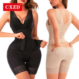Women's Shapers CXZD Waist Corset Tummy Control Slimming Sheath BuLifter Bodysuits Shapewear Seamless Body Shaper Vest