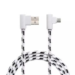 200 pcs Cavi di tipo C a gomito 90 gradi Compatibili con il cavo Caricatore USB Micro USB Xiaomi Huawei per iPhone Good Design per giocare