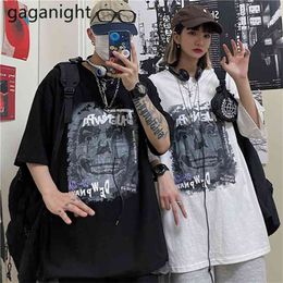 Women Oversized Harajuku T-shirt Short Sleeve O Neck Fashion Tshirt Loose Summer Tee-shirts for Streetwear 210601