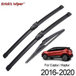 Erick's Rear Wiper Blades For Captur Kaptur 2019 2020 Windshield Windscreen Front 26"16"12"