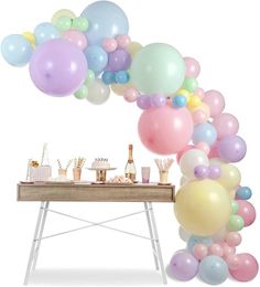 Decoration 104pcs Balloon Garland Candy Balloon Baby Shower Theme Supplies Girl Birthday Backdrop Decoration